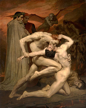 Dante e Virgilio, William Bouguereau